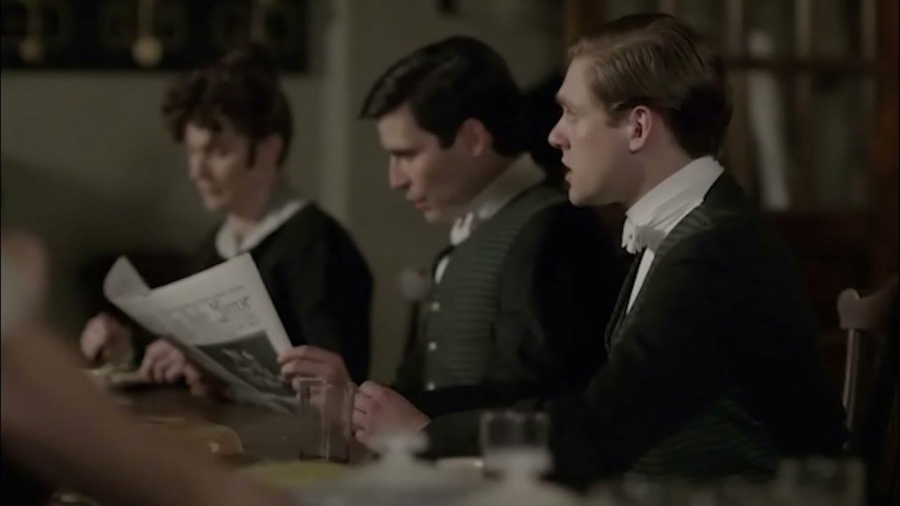 Downton Abbey Thomas Barrow mean as usual YouTube