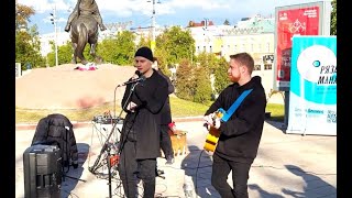 SHAMAN с уличными музыкантами в Рязани (+ Родион Газманов об уличных музыкантах)