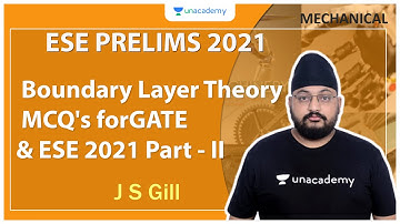 ESE 2021 Prelims | Boundary Layer Theory MCQ