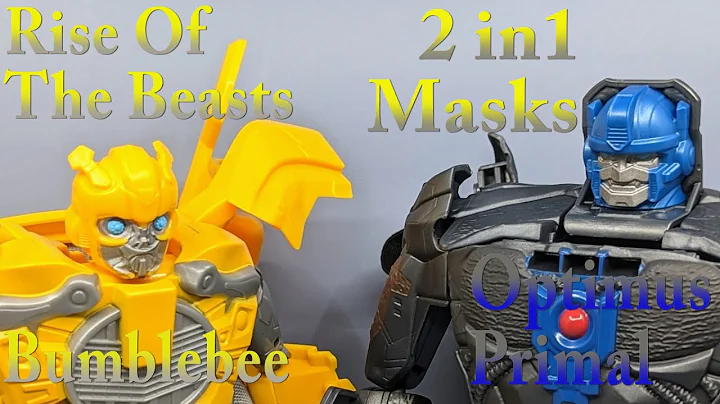 Chuck's Reviews Transformers Rise of the Beasts 2in1 Masks Bumblebee and Optimus Primal