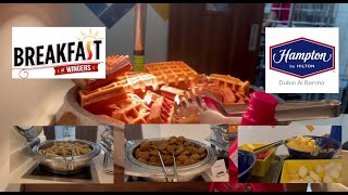 Breakfast Being Provided At Hampton By Hilton Dubai