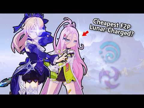 How To Build The CHEAPEST F2P Lunar Charged Team Genshin Luna IV 