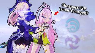 I tried the cheapest F2P lunar charged team, and its AMAZING. (Genshin Luna IV)