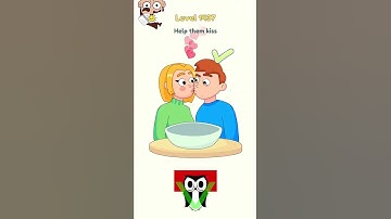 inavb DOP 2 Level 1437 Help Them Kiss | Delete One Part Gameplay Solution #shorts #DOP2