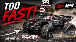Arrma Outcast 8s 80+mph FPV