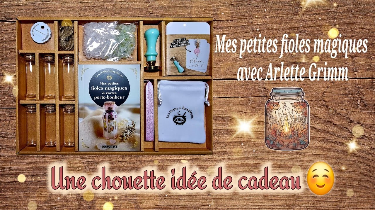 Coffret Mes petites fioles magiques avec Arlette Grimm aux éditions  Larousse ⭐️ 