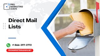 Targeted Direct Mailing Lists for Businesses and Consumers | Mailing List Services