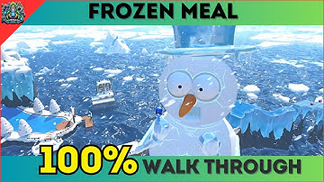 Astro Bot -Frozen Meal 100% Walkthrough | All Bots, Puzzle Pieces & Lost Galaxy Locations