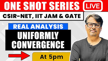 Real Analysis | Uniformly Convergence in One Shot by GP Sir