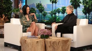 Rihanna Reveals Her Dressing Room Essentials