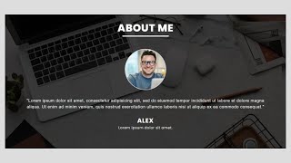 How To Create An About Me Page Using HTML & CSS