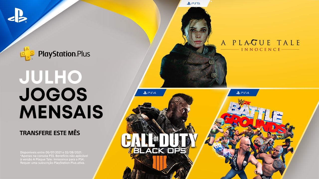 MODO PlayStation | JOGOS PLAYSTATION PLUS (JULHO 2021) - YouTube