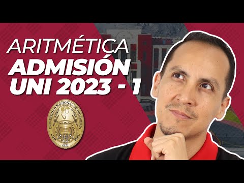 ARITMÉTICA - Admisión 2023 - 1