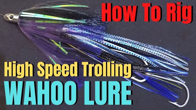 How To Rig a Wahoo Lure for High Speed Trolling - Fathom Offshore fishing  lures 