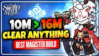 BEST Magister Build Guide! Clear Enemies 60% Above Your Power | Sword x Staff