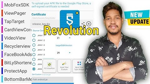 Sketchware Revolution modded version apk new update and new blocks hindi video/Aauraparti