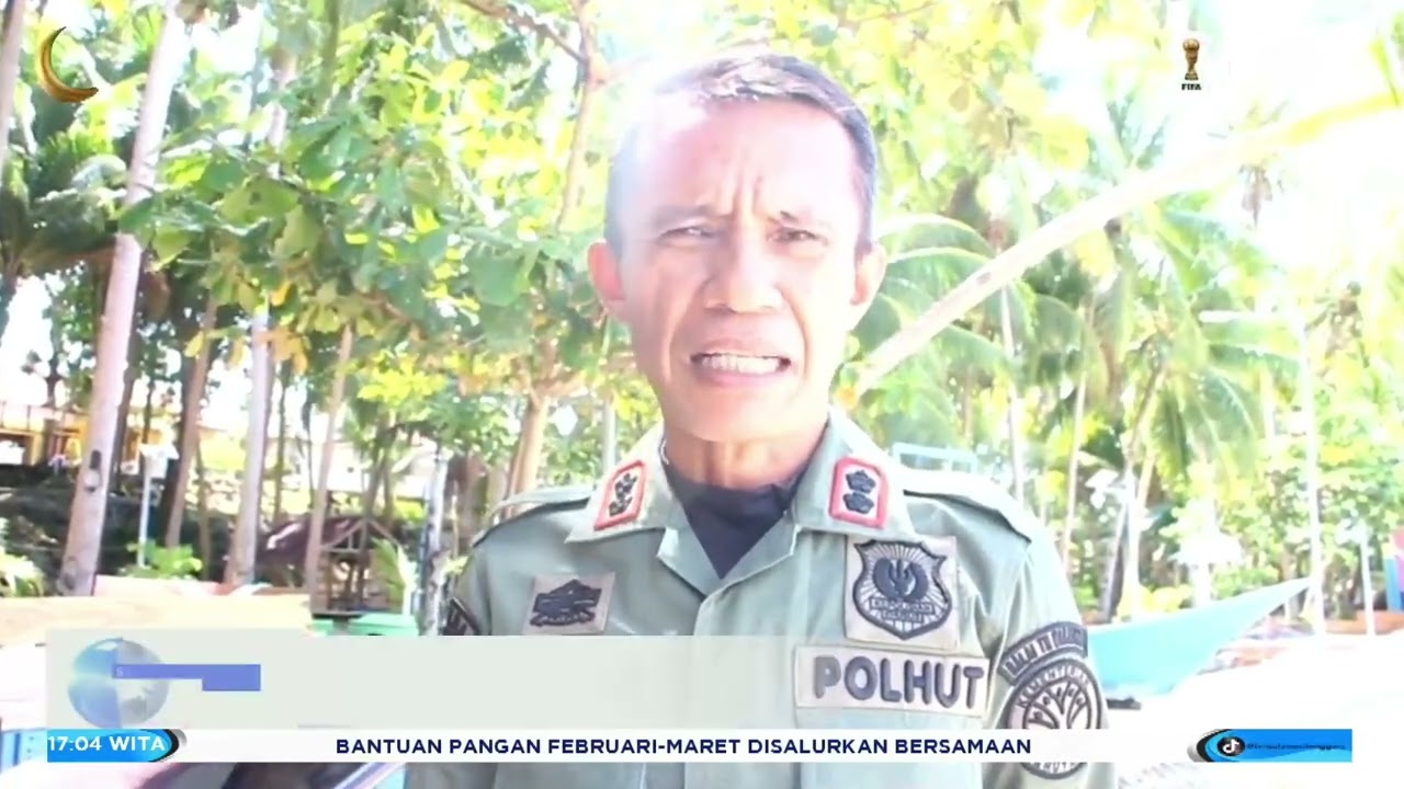 TVRI: BALAI TAMAN NASIONAL TINJAU ABRASI PANTAI DESA SOMBU