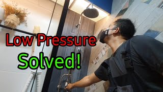 Low pressure Rain Shower fix (DIY savings $80)