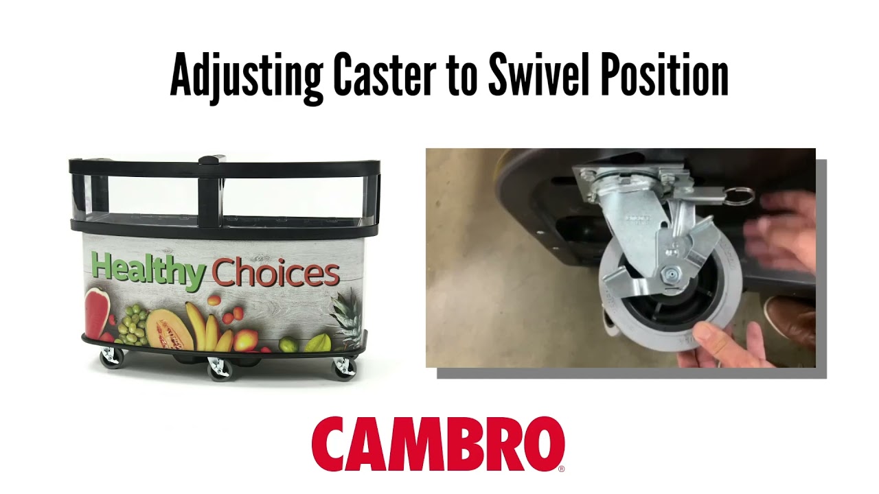 How to Adjust Cambro CVC Cart Casters