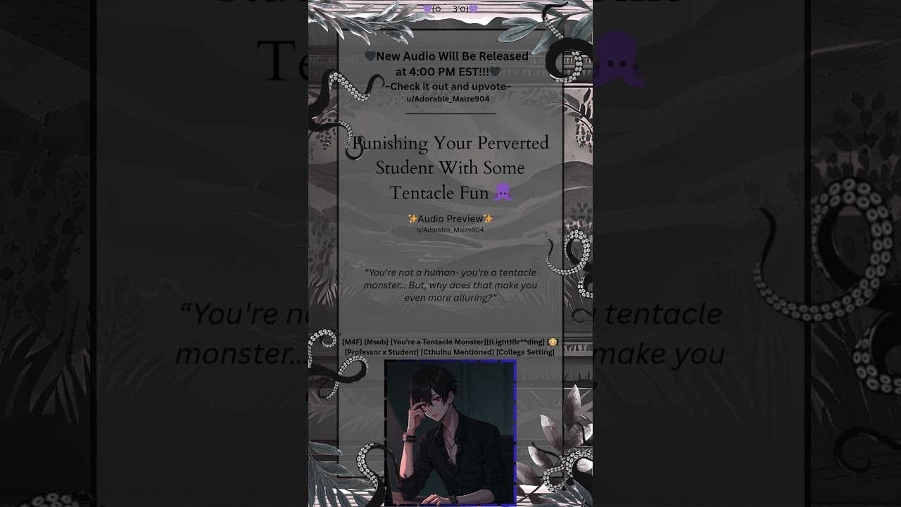 ASMR || Punishing Your Perverted Student With a Taste of Your Tentacles 🐙 