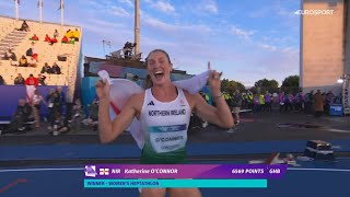 Watch: Katherine O'Connor Wins Gold Medal in Women's Heptathlon 800m Race Final | CWG 2026 Highlight