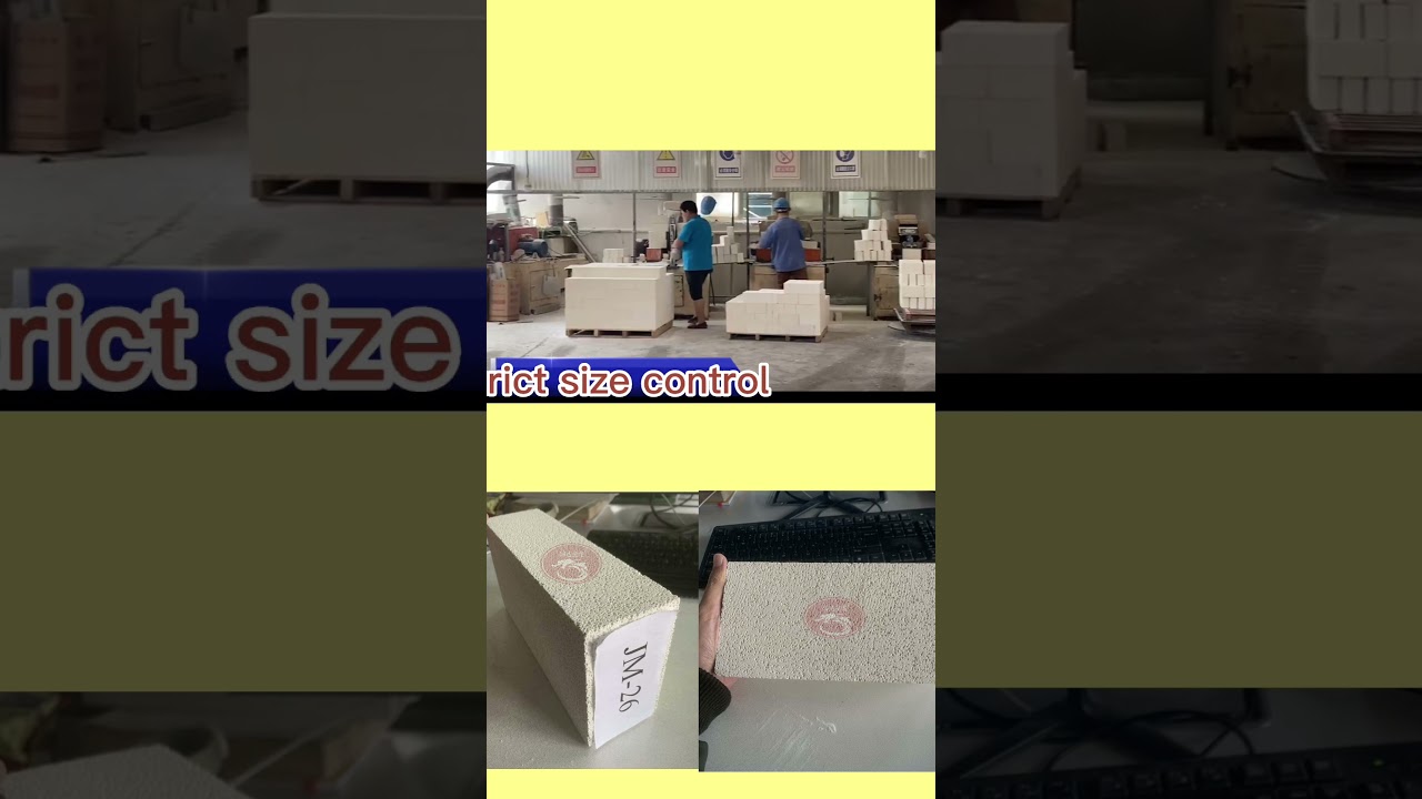 Mullite insulation brick Factory display  