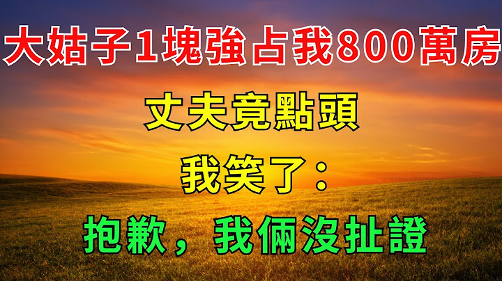 大姑子1塊強占我800萬房？丈夫竟點頭！我笑了：抱歉，我倆沒扯證【檸七故事坊】#情感故事 #深夜讀書#婆媳關系#爽文