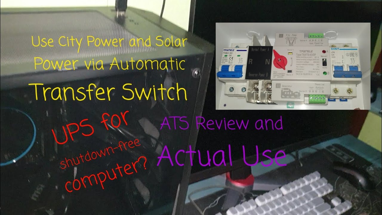 Проверка и тестирование автоматического переключателя нагрузки с использованием солнечной и сетев...