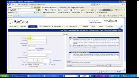 WorldSmart - How to add a User