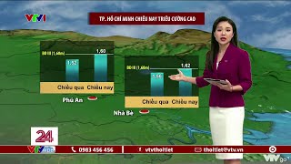 Bản tin thời tiết 11h30 - 09/11/2022: TP. Hồ Chí Minh chiều nay triều cường cao | VTVWDB