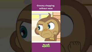 Funny Cartoon Meme - Mango Grocery Shopping Without Mom #shorts #memes #cartoon #hooplakidz