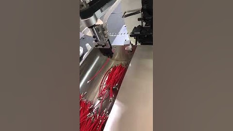 Automatic wire cutting stripping and both ends crimping machine