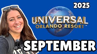 September 2025 at Universal Orlando Resort