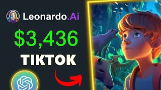 Faça $3.436,00 com TIKTOK + CHATGPT + LEONARDO.AI (como ganhar dinheiro no tiktok)