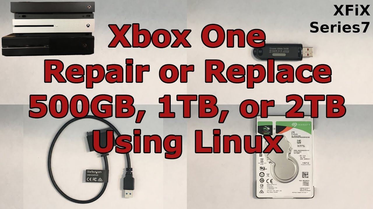 Remplacement disque dur Xbox ONE / One S / One X