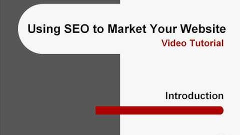 SEO PLR Video Tutorial Series