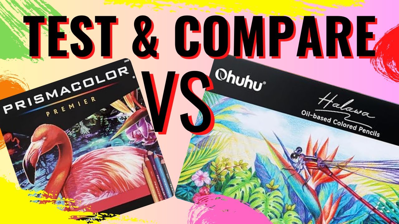 HOW do Ohuhu Halawa and Prismacolor pencils compare?