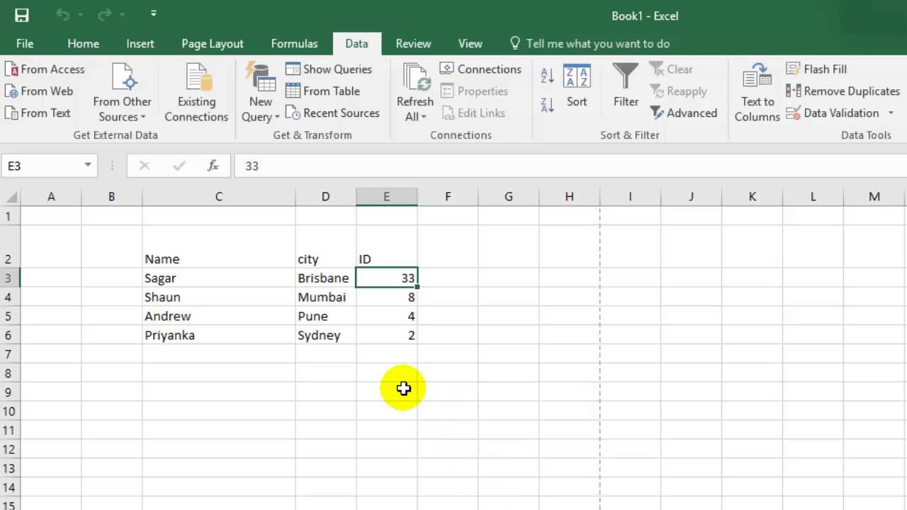 how-to-put-numbers-in-order-in-microsoft-excel-youtube