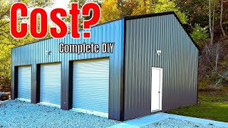 Dream Garage Total Cost Breakdown - How Much Was Our 28x36x12 Post Frame Shop?