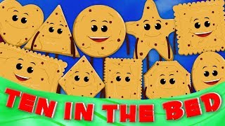 Ten in the bed | nursery rhymes for children | cookie song | baby videos