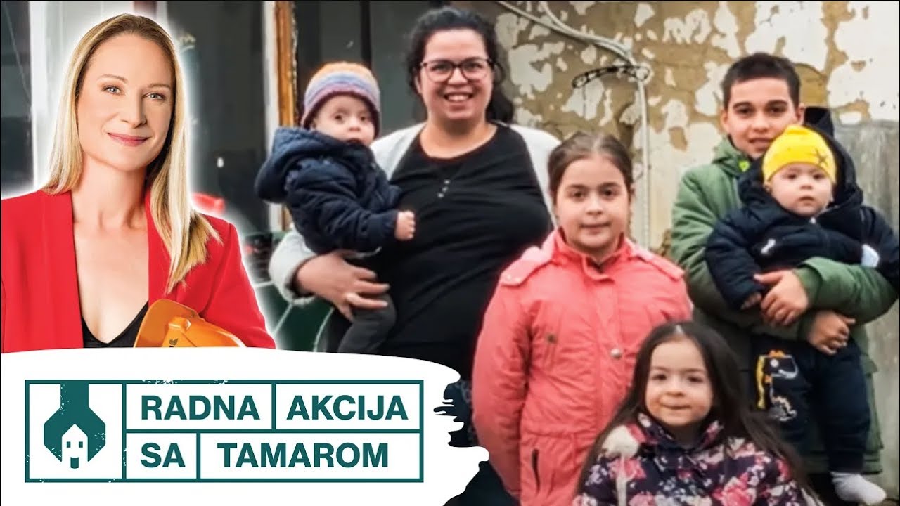 Sanela je sa petoro dece sreću pronašla u trošnoj kući - Radna akcija sa Tamarom I PRVA