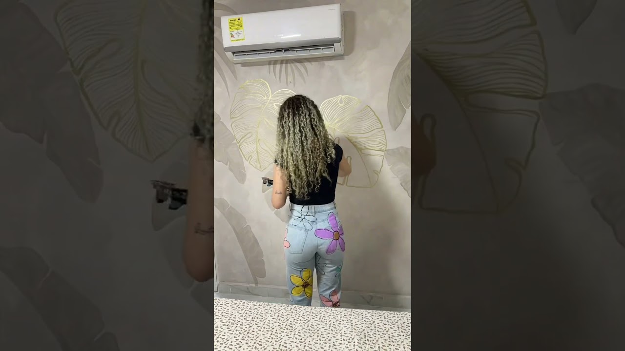 Esta INCREIBLE ARTISTA le dio una SORPRESA GENIAL a su MAMÁ pintando su HABITACIÓN