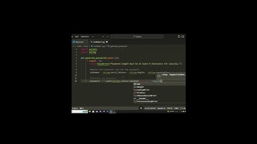 Generate Secure Passwords in Python in 1 Minute! 🔒 #Shorts