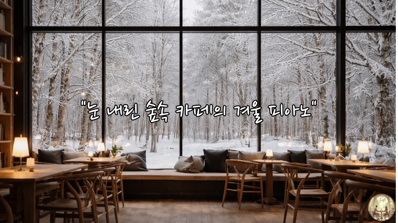 [Play List]눈 내린 숲속 카페의 겨울 피아노(Winter Piano in a Snow-Covered Forest Cafe)