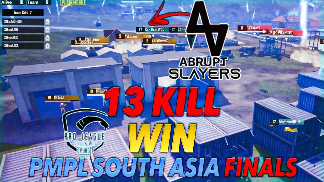 PMPL SOUTH ASIA FINALS | Abrupt Slayers STEALING THE WIN FROM PN CREW WITH 13 KILLS