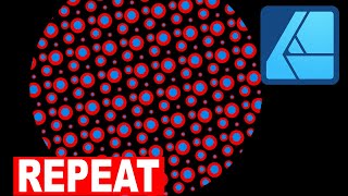 AFFINITY DESIGNER : How To Repeat Patterns In Affinity Designer  Quick Tutorial