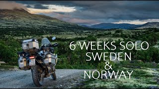 6 Week Motorcycle Solo Trip  Sweden & Norway [Full Movie]
