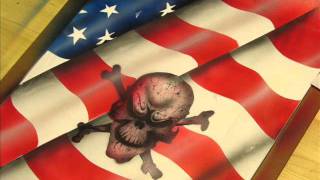 Mr.N Airbrush skull and flag.wmv