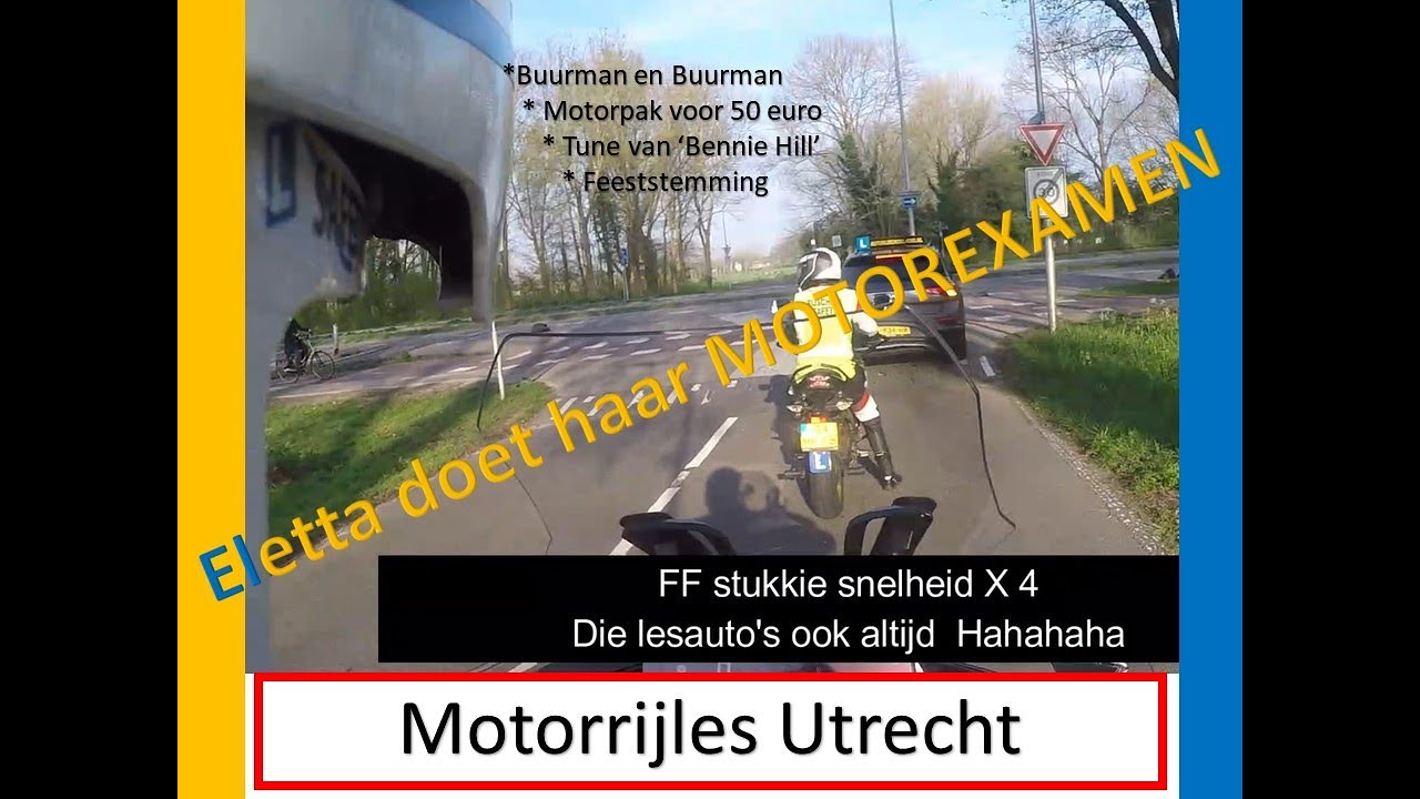 Motorrijles examen Utrecht