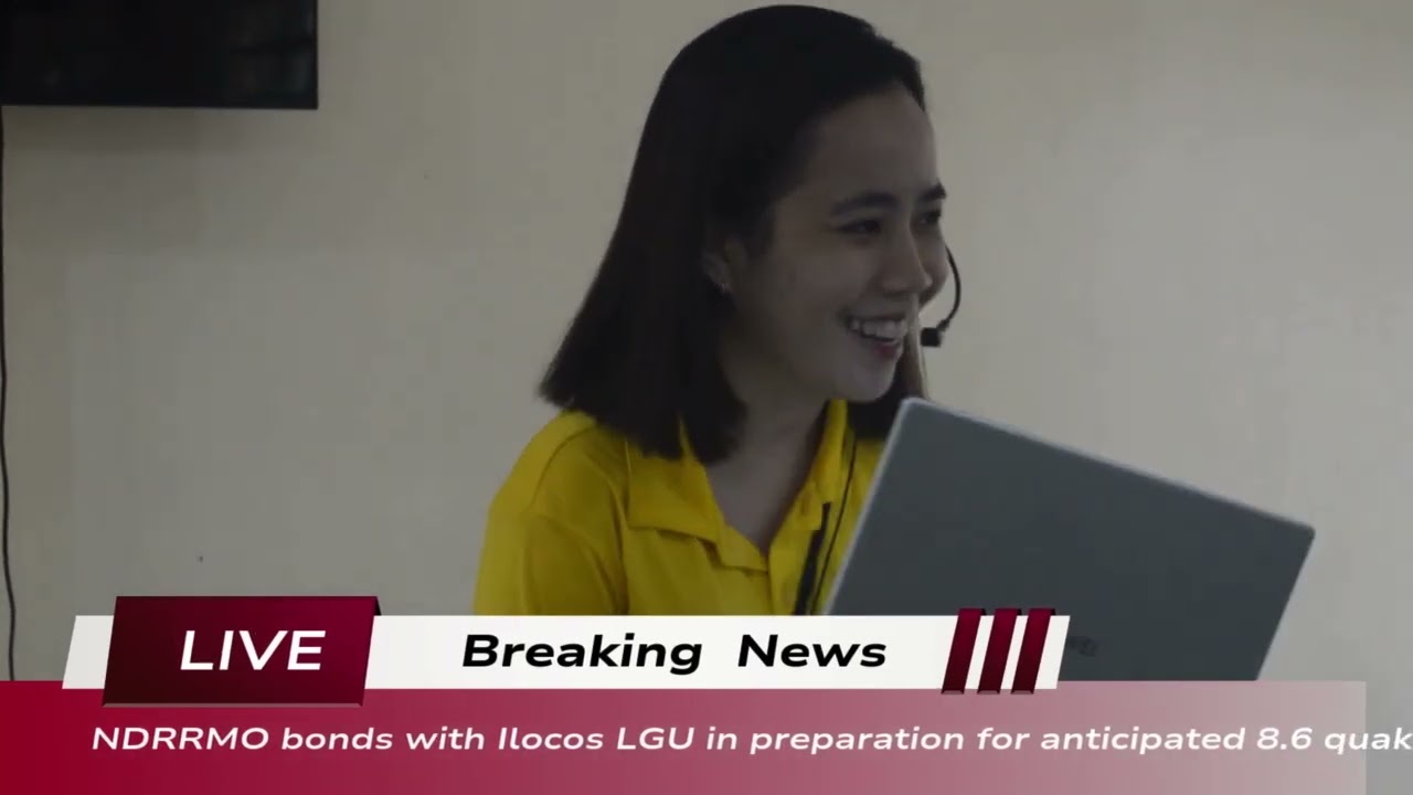 NDRRMO bonds with Ilocos LGU in preparation for anticipated 8.6 quake